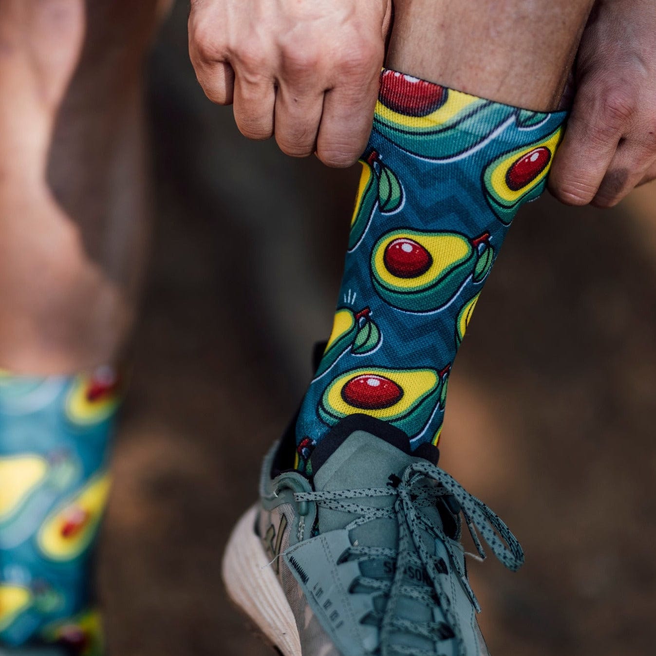 botthms Avocado Socks Crew Socks